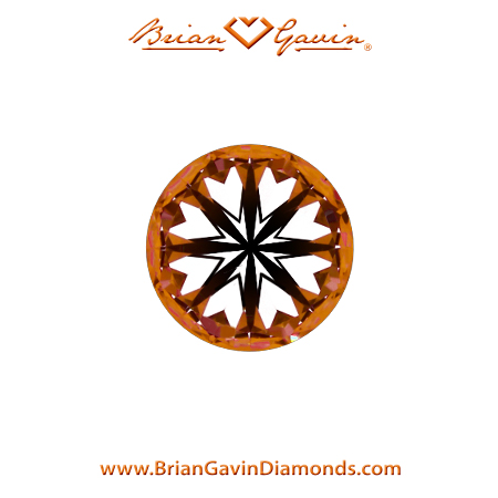 0.55 D SI2 Brian Gavin Signature Round hearts