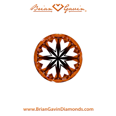 0.57 I VVS1 Brian Gavin Signature Round hearts