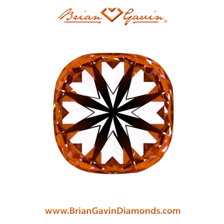 1.02 H VVS1 Brian Gavin Signature Cushion hearts