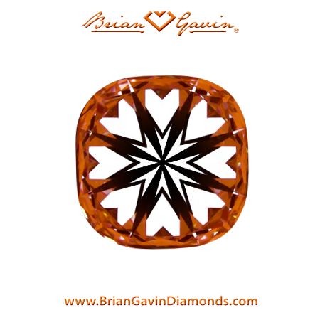 1.01 H VVS2 Brian Gavin Signature Cushion hearts
