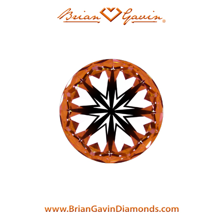 0.73 J SI1 Brian Gavin Signature Round hearts