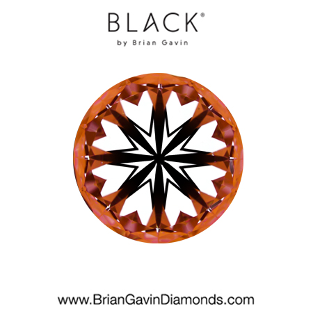 3.08 G VS1 Black by Brian Gavin Round hearts