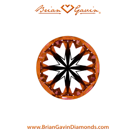 0.74 H VS2 Brian Gavin  Signature Round hearts