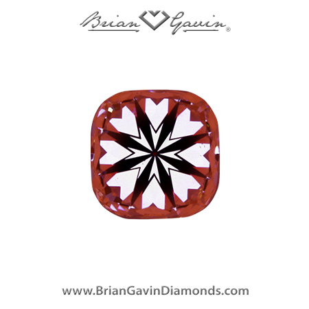 0.520 E VS1 Select Cushion hearts