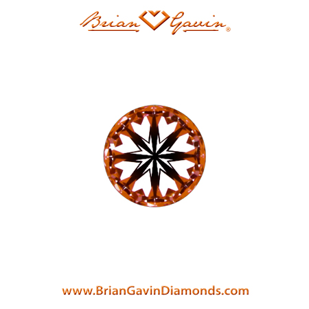 0.21 J VVS2  Brian Gavin Signature Round hearts