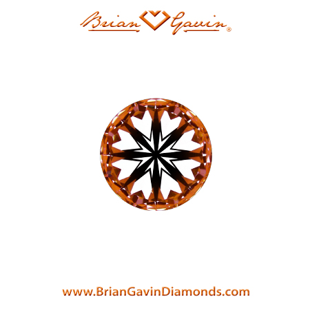 0.37 I VS1 Brian Gavin Signature Round hearts