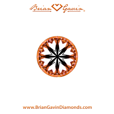 0.35 H VVS2 Brian Gavin Signature Round hearts