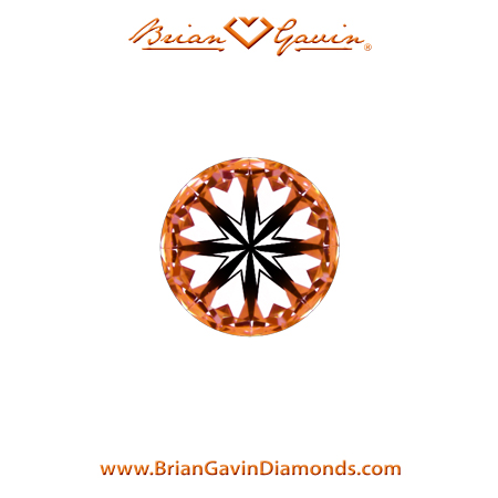 0.32 I VVS2 Brian Gavin Signature Round hearts
