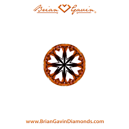 0.21 I VVS1  Brian Gavin Signature Round hearts