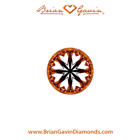 0.21 I VVS2  Brian Gavin Signature Round hearts