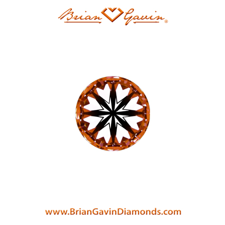 0.21 H VVS2 Brian Gavin Signature Round hearts