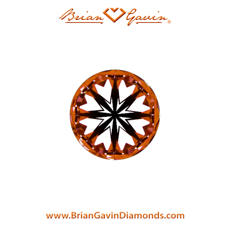 0.42 I VS2  Brian Gavin Signature Round hearts