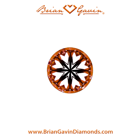0.21 I VVS2  Brian Gavin Signature Round hearts