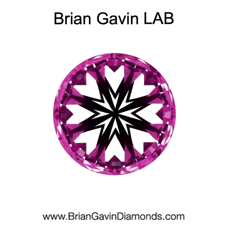 1.41 E VVS2 BG Deluxe Lab Round hearts