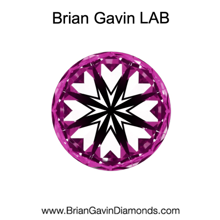 2.01 F VVS1 BG Deluxe Lab Round hearts