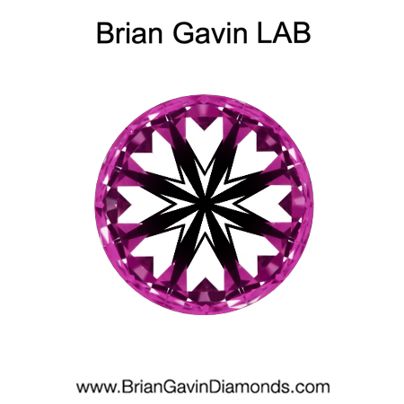 1.21 E VVS2 BG Deluxe Lab Round hearts
