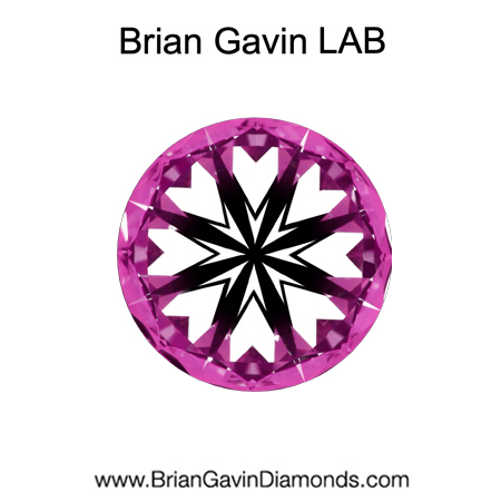 1.36 D VVS1 Delux Lab Round hearts