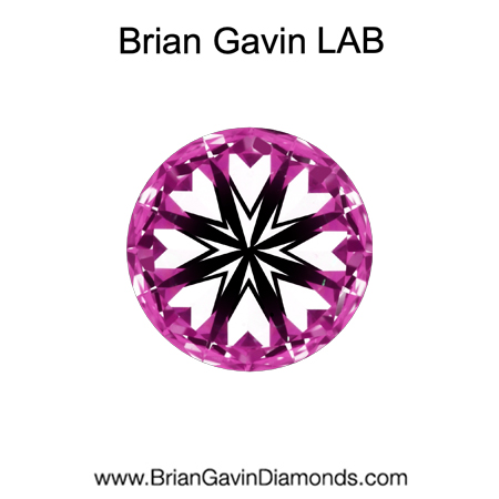 0.82 E VVS1 Delux Lab Round hearts