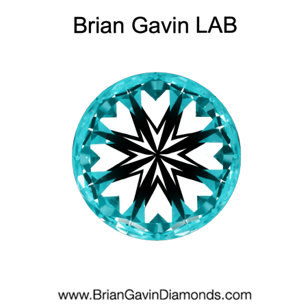 1.35 D VS1 Premium Lab Grown Round hearts