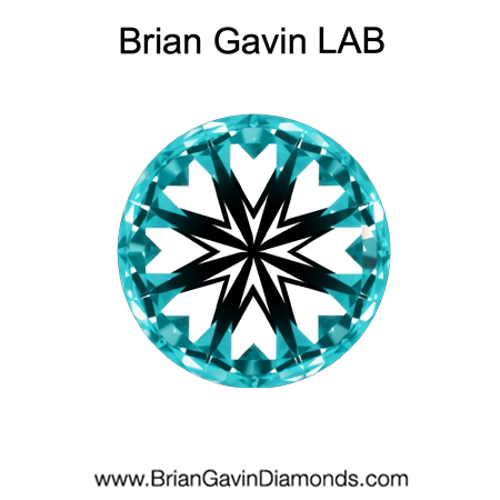 1.32 D VVS1 Premium Lab Grown Round hearts