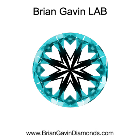 1.58 D VS1 Premium Lab Grown Round hearts