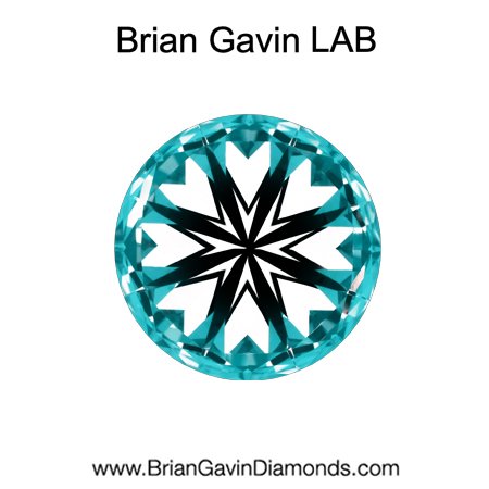 2.07 E VVS2 Premium Lab Grown Round hearts