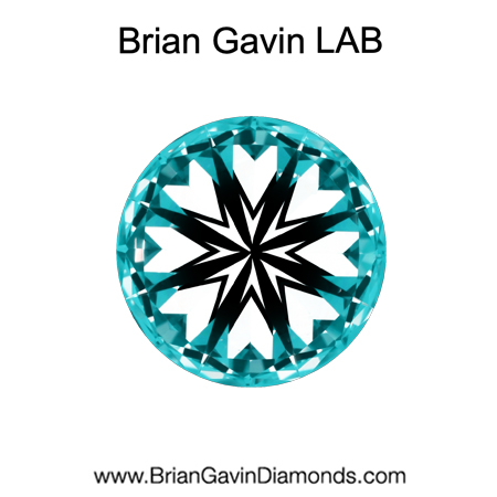 1.85 D VVS1 Brian Gavin Premium Lab Round hearts
