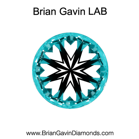 1.71 D VS1 Brian Gavin Premium Lab Round hearts