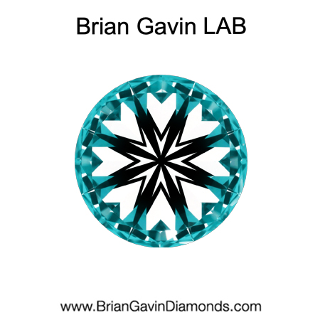 1.85 D VVS1 Brian Gavin Premium Lab Round hearts