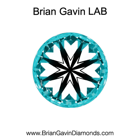 1.50 D VVS1 Brian Gavin Premium Lab Round hearts