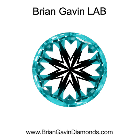 1.51 D VVS1 Brian Gavin Premium Lab Round hearts