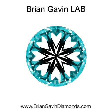 1.78 D VVS2 Premium Lab Grown Round hearts