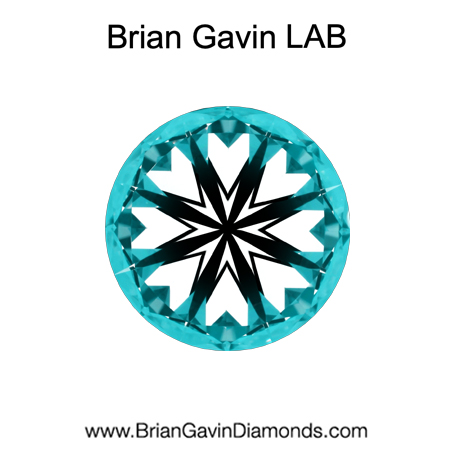 2.03 D VVS2 Premium Lab Grown Round hearts