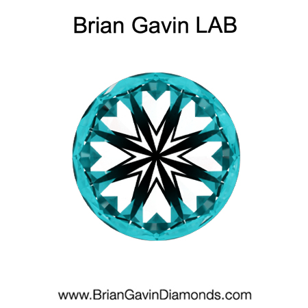 4.51 D VVS1 Brian Gavin Premium Lab Round hearts