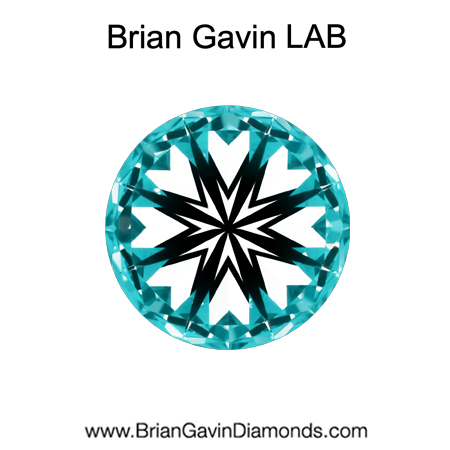 1.28 D VVS1 Premium Lab Grown Round hearts