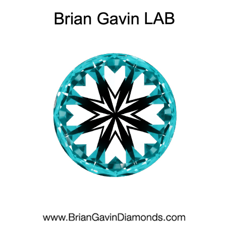 1.83 D VS1 Brian Gavin Premium Lab Round hearts