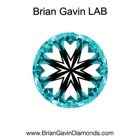 1.73 D VVS1 Premium Lab Round hearts
