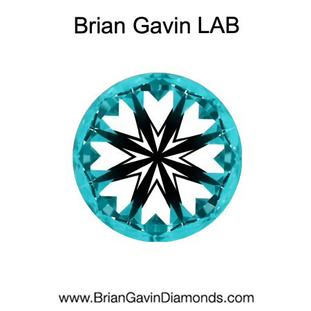 1.35 D VVS1 Premium Lab Grown Round hearts