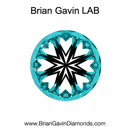 1.15 D VVS1 Premium Lab Grown Round hearts