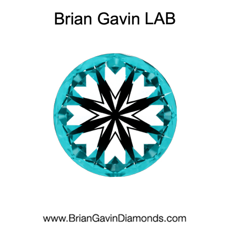 2.25 D VS1 Brian Gavin Premium Lab Round hearts