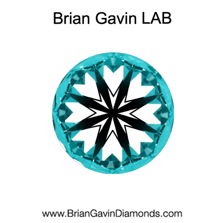 2.01 D VVS2 Brian Gavin Premium Lab Round hearts