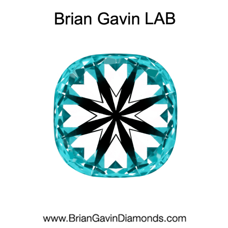 2.20 F VS1 BG Premium Lab Cushion - Grown in the USA hearts