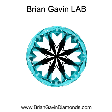 1.07 D VVS2 BG Premium Lab CVD Round hearts