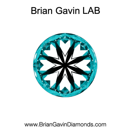 0.86 D VS1 BG Premium Lab Round hearts
