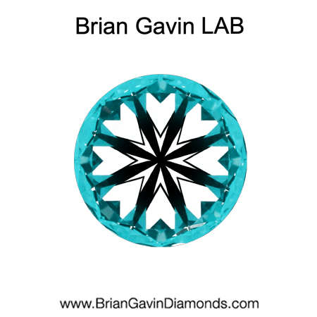1.54 F VS1 BG Premium Lab Round hearts