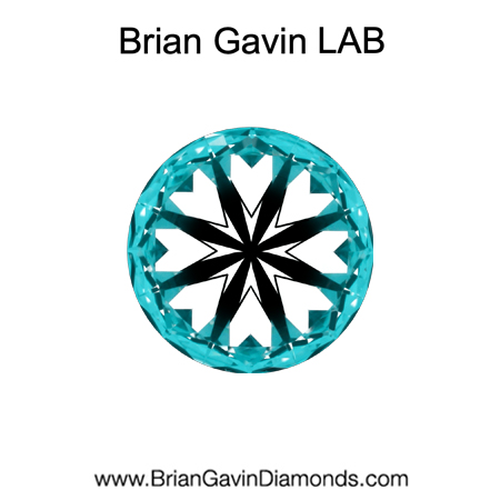 0.83 F SI1 BG Premium Lab Round hearts