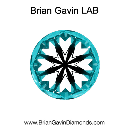0.9 F SI1 BG Premium Lab Round hearts