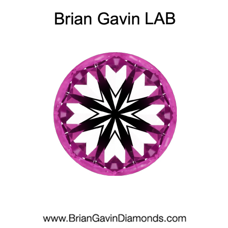 1.27 E VS2 BG Premium Lab Round Diamond - Grown in the USA hearts