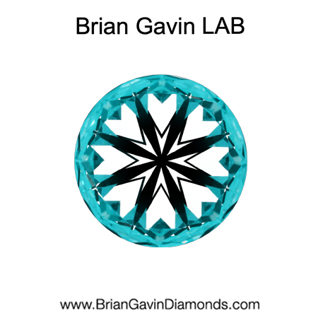 3.30 H VS2BG Premium Lab Round Diamond - Grown in the USA hearts