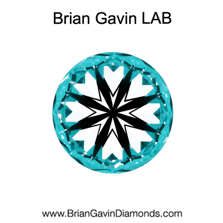 0.91 E VS2 Brian Gavin Premium Lab Round hearts